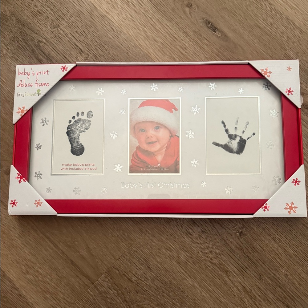 Tiny Ideas Baby's Print Deluxe Frame